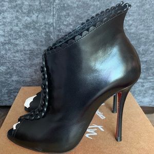 Christian Louboutin Deguise Napa Shiny Heels 37